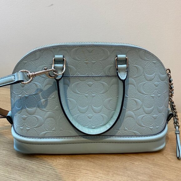 Coach F55450 Mini Sierra Satchel in Signature Debossed Patent Leather - Picture 2 of 7